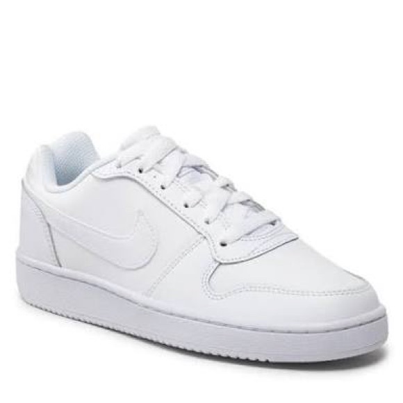 🧡 NIKE 🧡 White Leather Ebernon Low - Brand NEW in Box - Size 6 - Picture 3 of 7